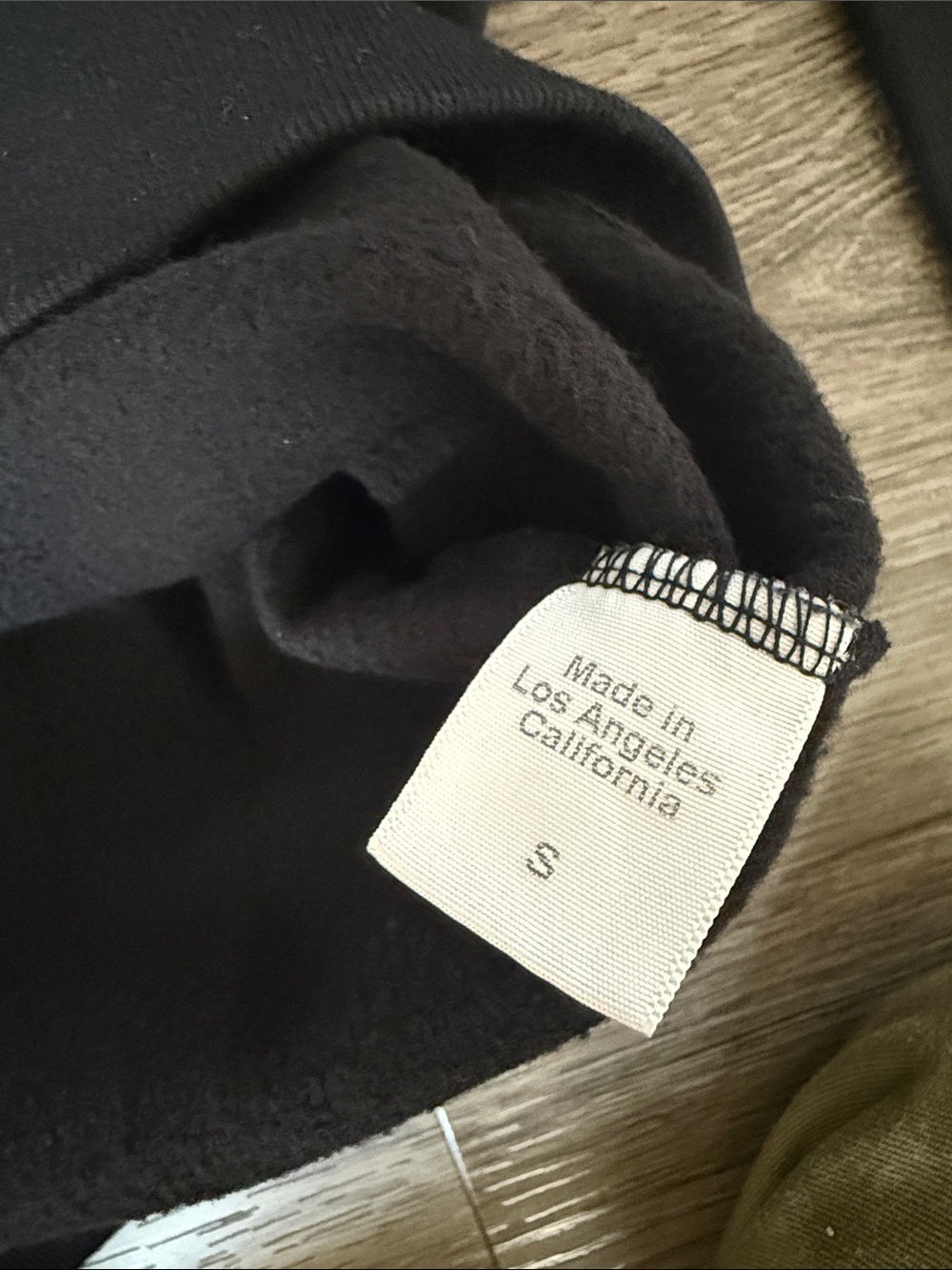 NWT Clare V Bourgeoisie Sauvage Crewneck Sweatshirt Black Size S - Picture 7 of 10